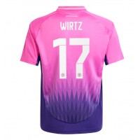 Maglia Calcio Germania Florian Wirtz #17 Seconda Divisa Europei 2024 Manica Corta